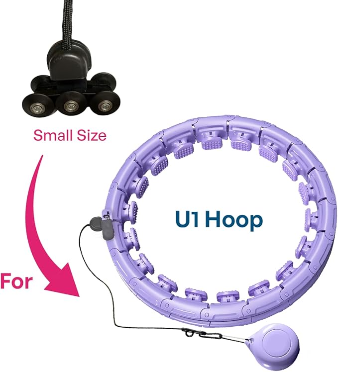 30/12 Knots, Upgraded Magnetic Lock Weighted Hula Hoop for Adults Weight Loss, Infinity Hoop Plus Size, Children Adults Home Outdoors, Fitness Exercise, Abdominal Toner