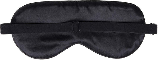 NMM Global 100% Mulberry Silk Sleep Mask Blackout, Cute Natural Sleeping Mask with Adjustable Elastic Strap, Satin Eye Cover for Men Women Adults (Fuck Off)