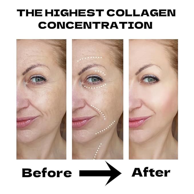 Collagen Face Mask Hydrating Overnight Collagen Face Mask (6 pcs/1 Box) Deep Collagen Anti Wrinkle Lifting Mask - Pure Collagen Films for Improve Elasticity Firming And Moisturizing