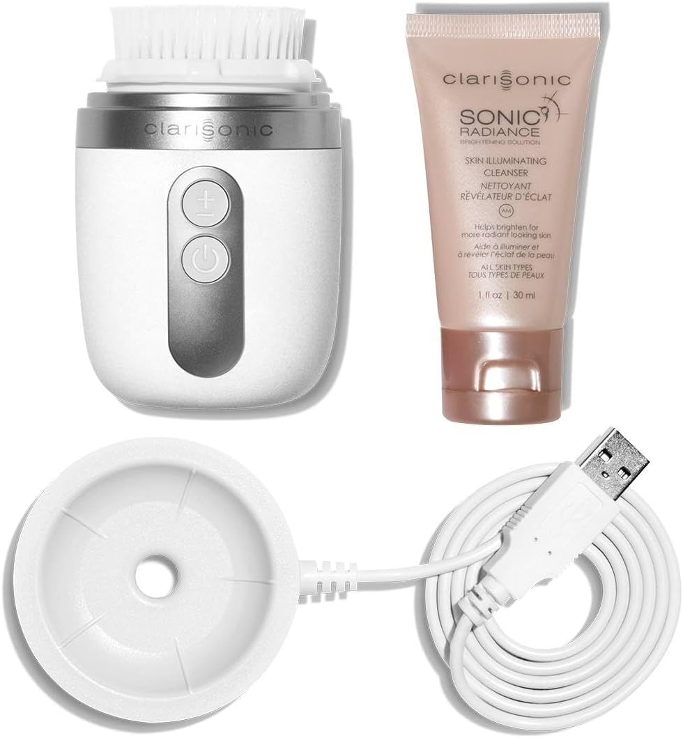 Clarisonic Mia Fit Sonic Facial Skin Cleansing Brush System, White