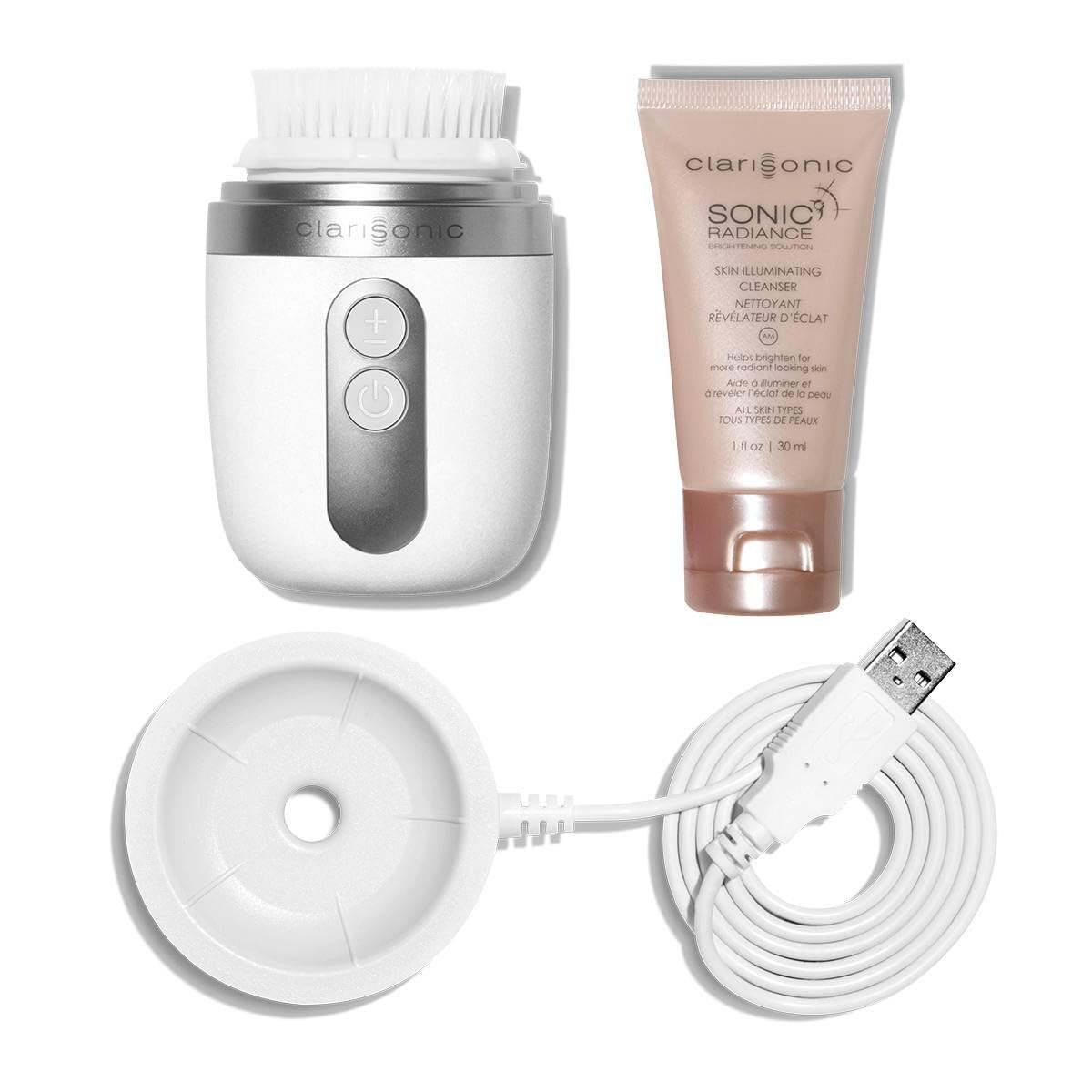 Clarisonic Mia Fit Sonic Facial Skin Cleansing Brush System, White