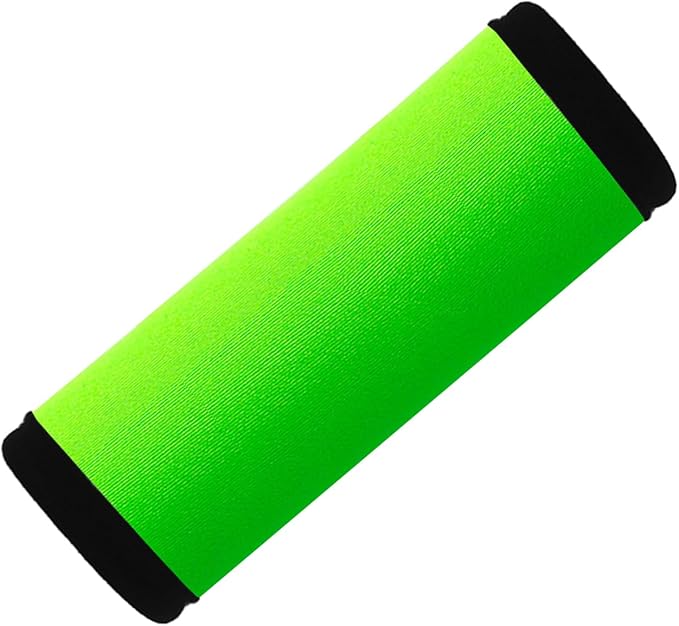 5pcs Neoprene Luggage Handle Wrap for Suitcase Identifier Luggage Makers Covers Wraps Travel Accessories - Fluorescent Green