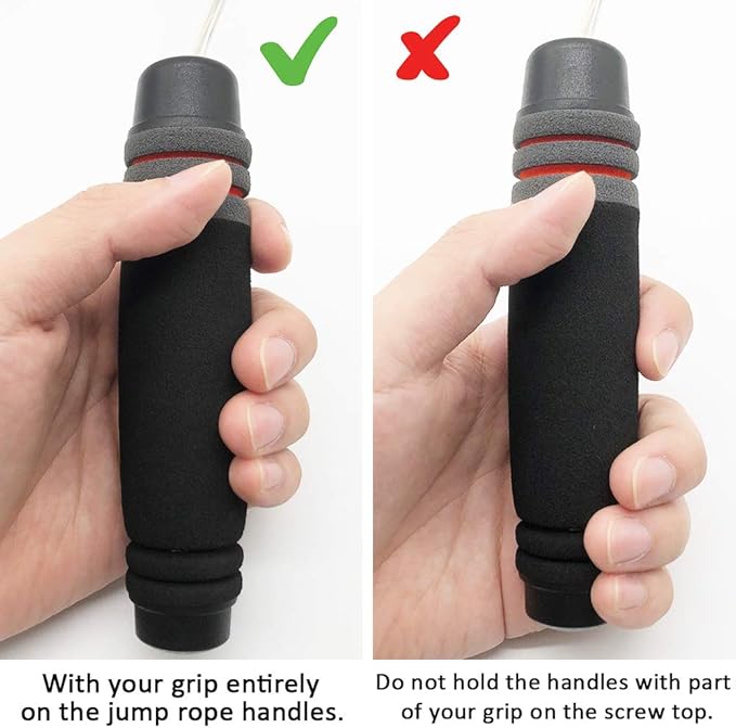 Benvo Weighted Ropeless Jump Rope Cordless Speed Rope Skipping Rope for Double Unders, Exercise, WOD, Boxing, MMA Beachbody Training Fitness- Updated Version