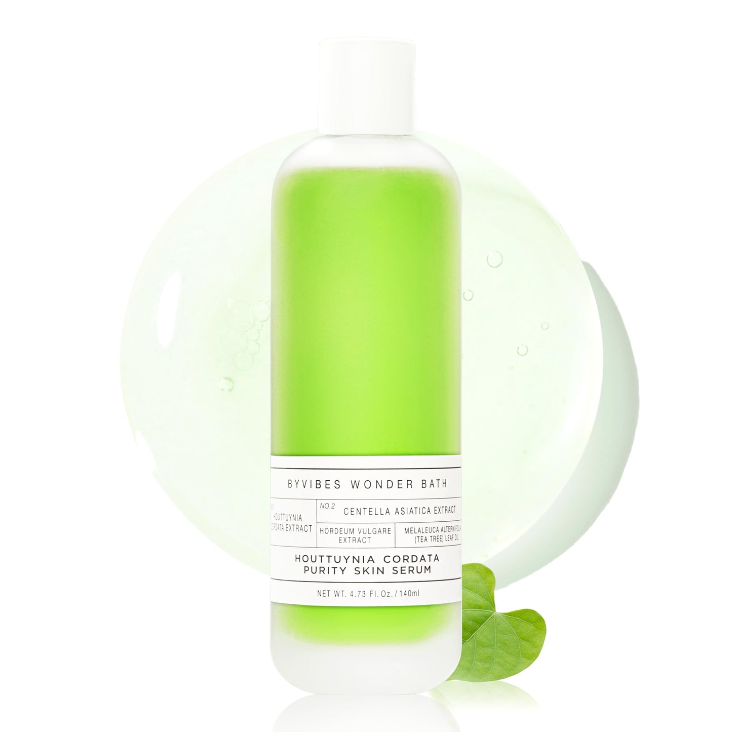 CHOSUNGAH BEAUTY Houttuynia Cordata Purity Skin Serum - Hydrating & Soothing Heartleaf Face Serum with Centella Asiatica, Korean Skin care for All and Sensetive Skin, 4.73 Fl Oz (140ml)
