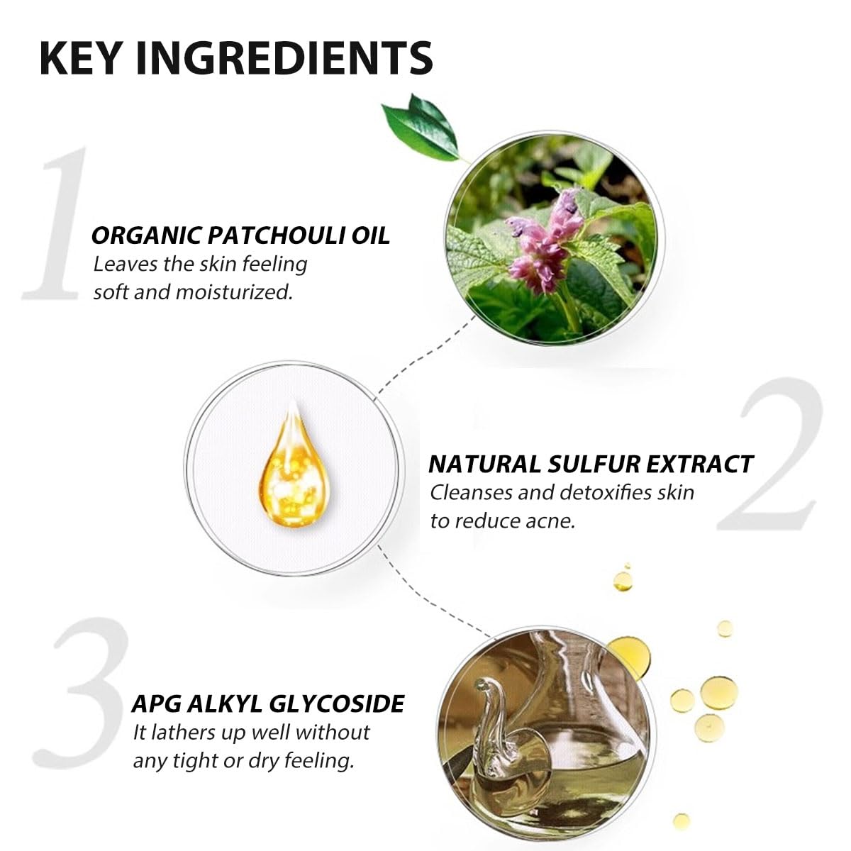 Bee & Flower Sulfur Soap Liquid Shampoo & Body Wash - Daily Head to Toe Skin Care Product for Men and Women - 16.8 Fl Oz - Pack of 1