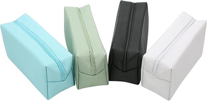 Bridesmaid Proposal Gifts Letter Cosmetic makeup bag bulk for Wedding Party Favors Bachelorette party decorations Toiletry Organizer Bag Makeup Case Gift (12, White&Sage Green)