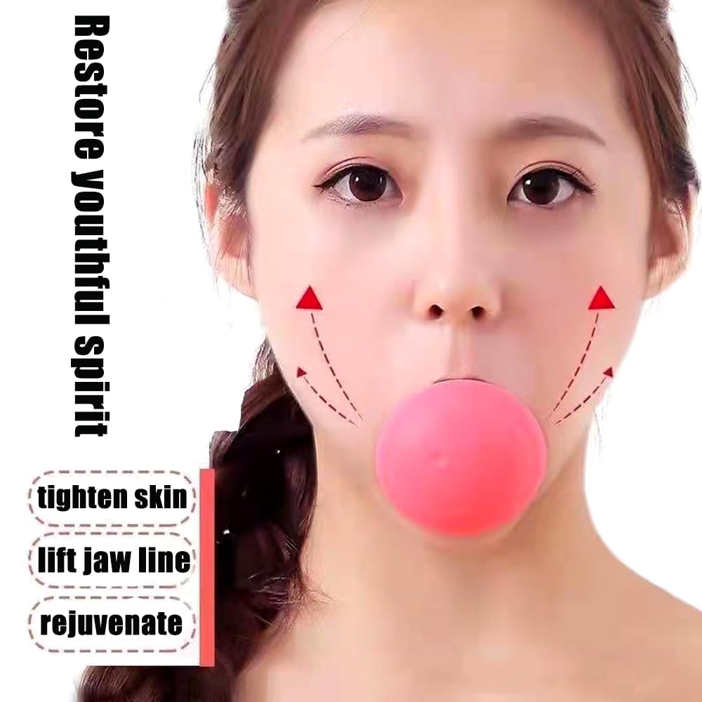 Booge 1 Pack Face Exerciser, Facial Yoga for Skin Tighten Firm, Jaw Face Neck Toning Exerciser, Double Chin Breathing Exercise Device for Women and Men