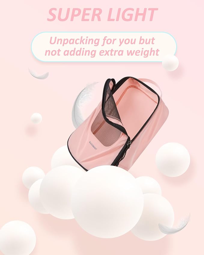 BAGSMART Compression Packing Cubes for Travel, 6 Set/5 Set/4 Set, Compression Suitcase Organizer Bags Set for Suitcases Travel Essentials, Lightweight Packing Organizers