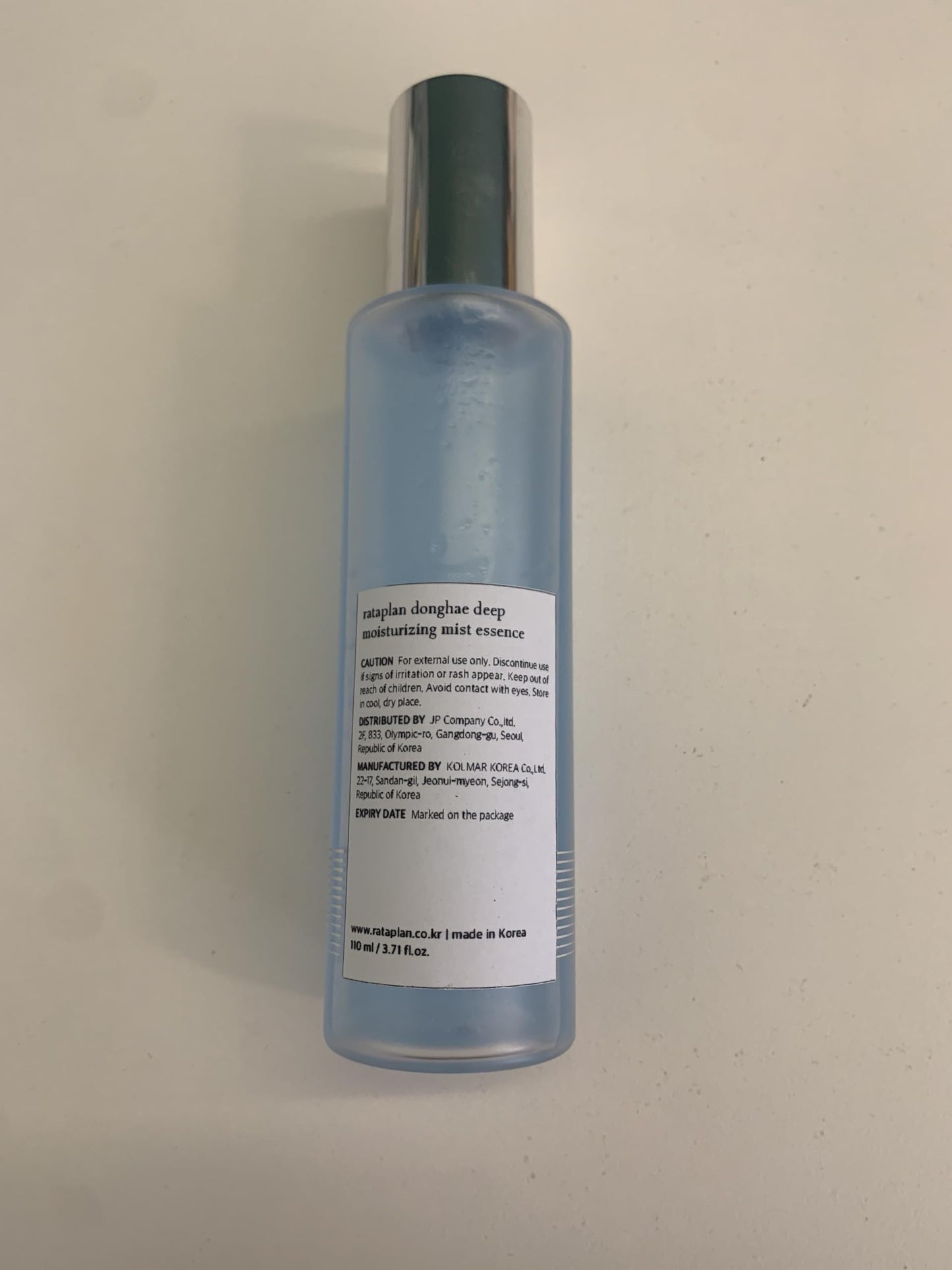 RATAPLAN Donghae Deep Moisturizing Mist Essence 2Pack - Blue Mist, Mineral Glow Mist, K Influencer Mist, Korean Skincare, Hydrating Facial Spray, Hyaluronic Acid, Collagen, Panthenol for Skin Barrier