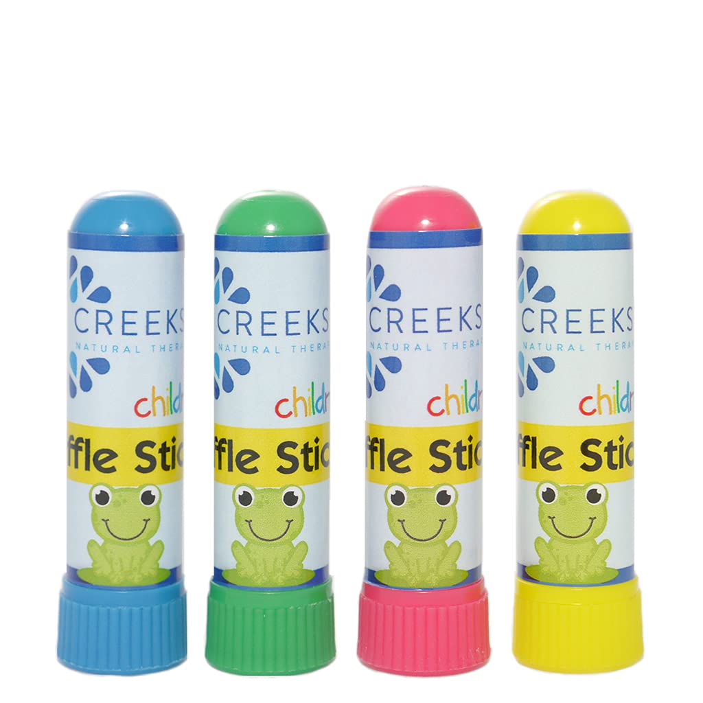 Creekside Naturals Sniffle Sticks, On-The-Go Portable Nasal Inhalers, Pocket-Sized, Aromatherapy with Natural Essential Oils