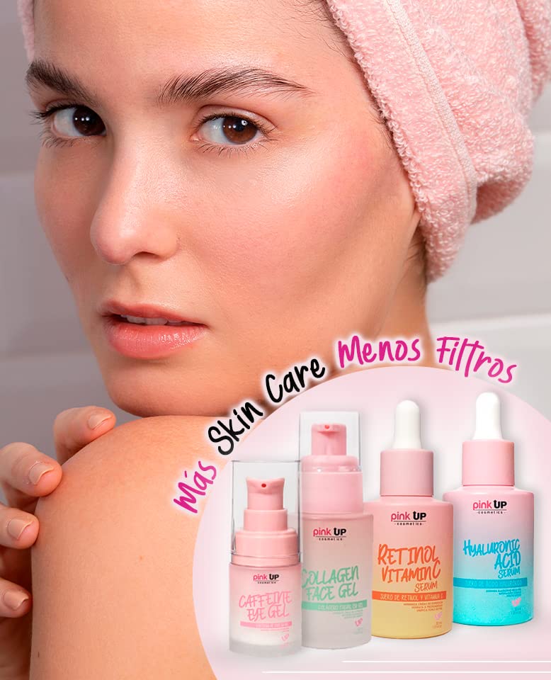 PINK UP Collagen Face Gel | Collagen Serum For Face | Reduces expression lines | Firms facial skin | Dalays the sings of aging | Maximum hydration | Model PKS09