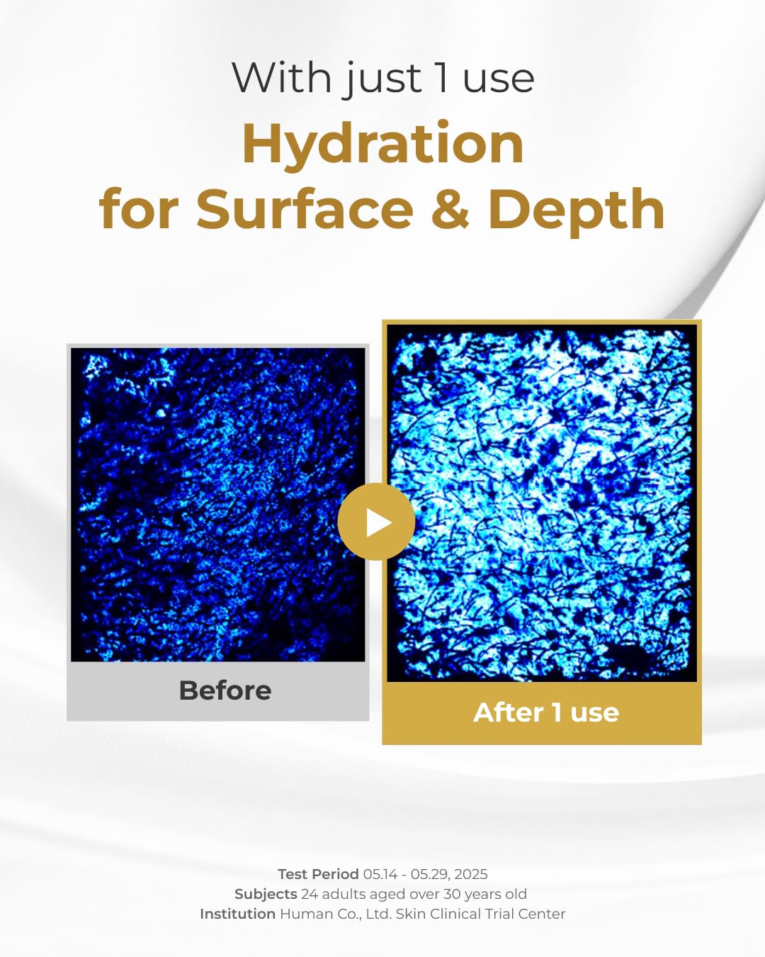 BOM COSMETICS Peptide Power Ampoule 1.01 Fl Oz, Penta-Peptide with 24k Gold Thread and 99% Pure Gold for Skin Collagen Boost, Firming Serum to Improve Elasticity and Radiance, Korean Skin Care