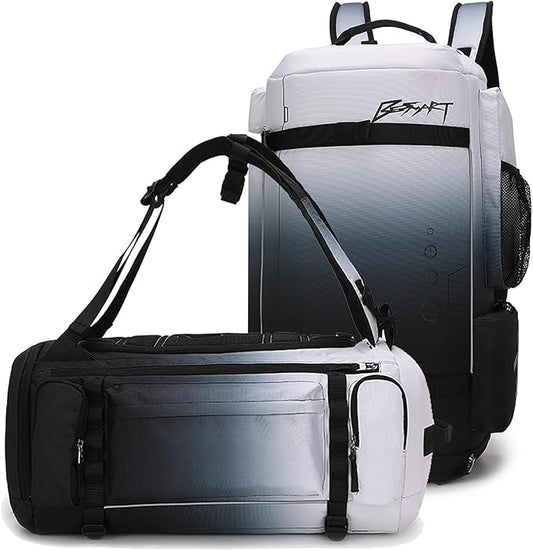 BE SMART 40L Extra Large Gym Backpack for Men, Big Gym Bag with Shoes Compartment, Waterproof Heavy Duty Duffel Bags, Men's Workout Backpacks for Outdoor Sport,Hiking,Camping,Travel