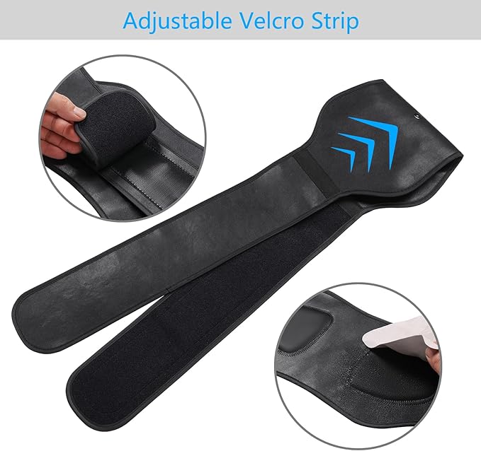 ABS Stimulator, EMS Muscle Stimulator, Ab Machine, Fitness Workout Equipment for Women and Men, Portable Muscle Toner for Abdomen, Black blue