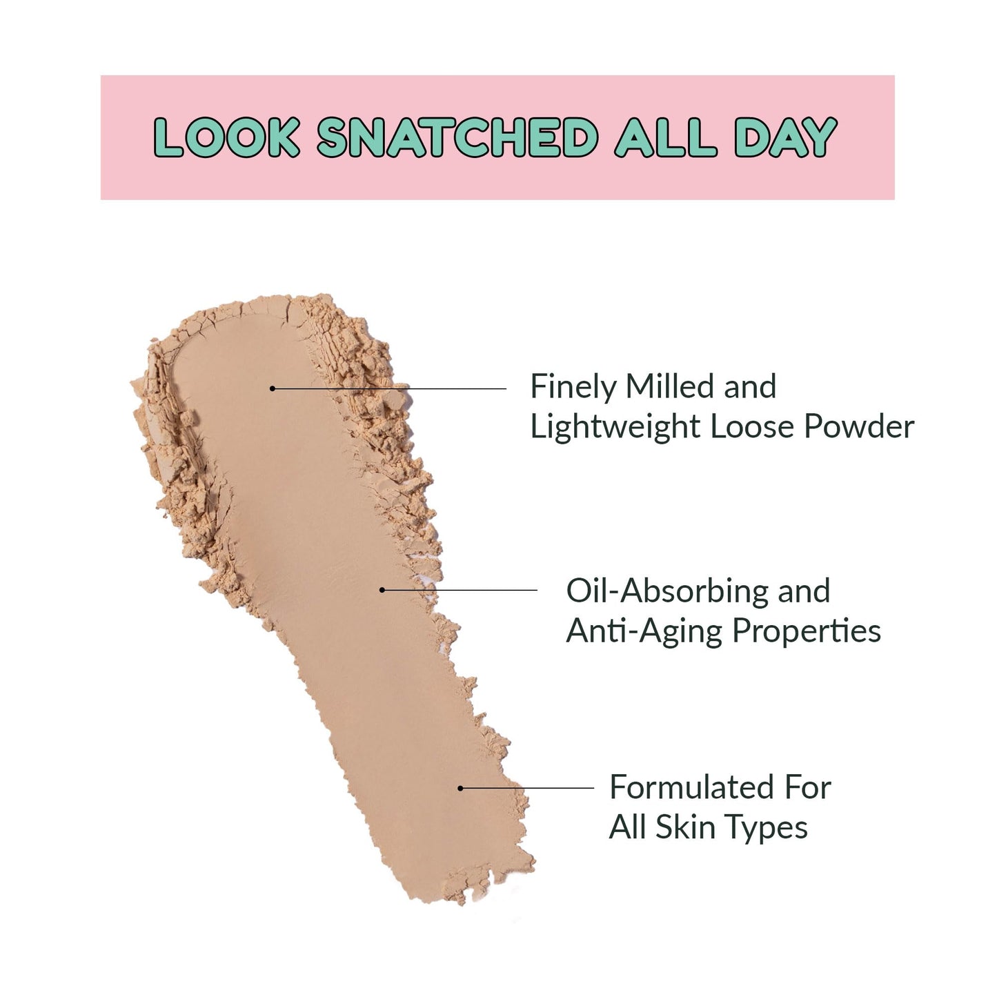 Kimchi Chic Beauty Puff Puff Pass Set and Bake Setting Powder for Makeup, Extra Fluffy Loose Face Powder Poof, Soft Natural Face Makeup for Uneven Skin Tone, 04 Peachy