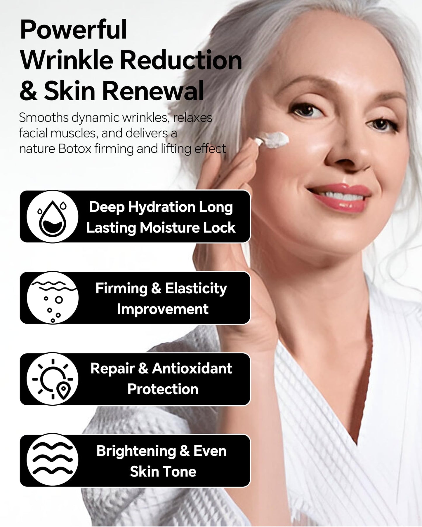 Bee Venom Wrinkle Removal Cream – Anti-Aging, Firming, Lifting, and Moisturizing Skin Cream for All Skin Types – Recovery and Anti-Wrinkle Care