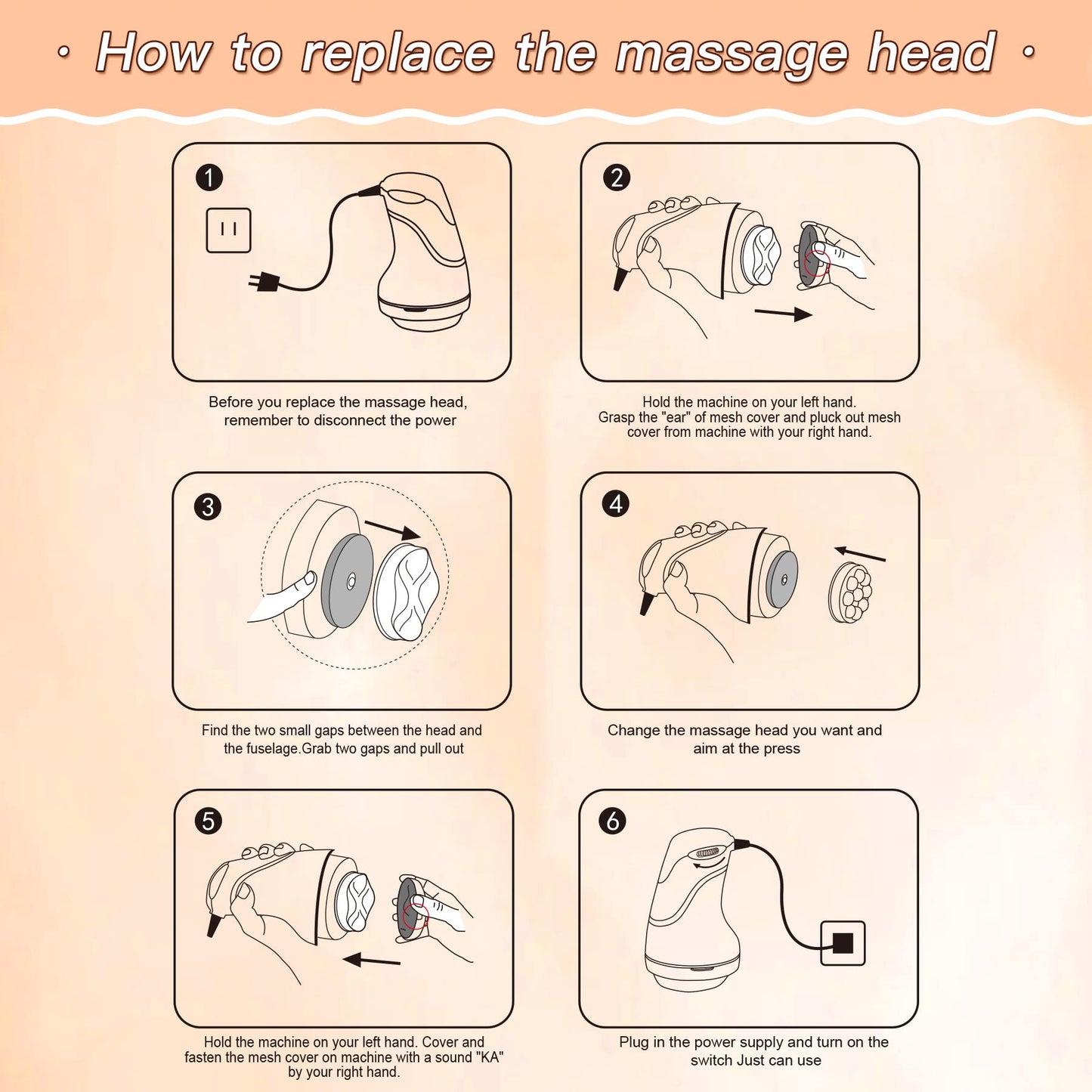 BYFUMO Cellulite Massager, Body Sculpting Machine, Lymphatic Drainage Massager, Handheld Electric Back Massager - White