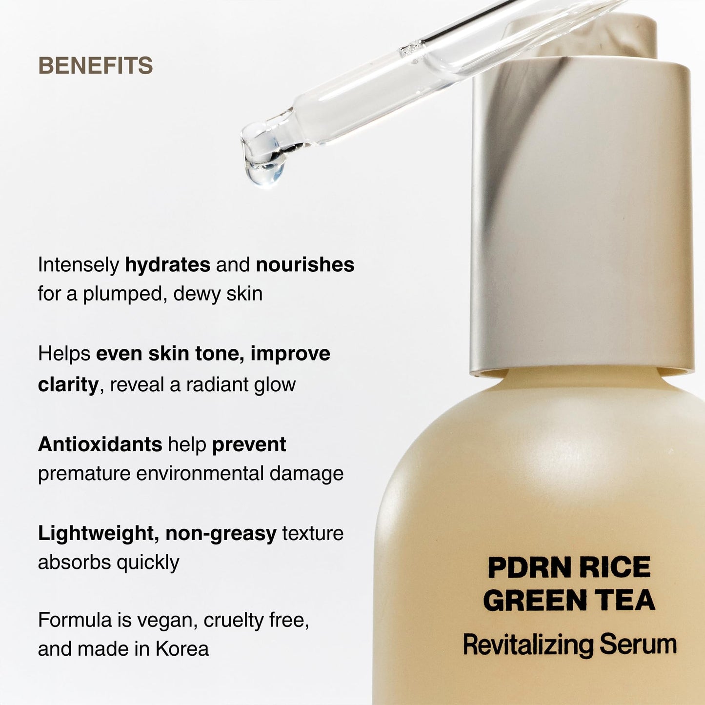Knours. PDRN Rice & Green Tea Revitalizing Serum 50ml