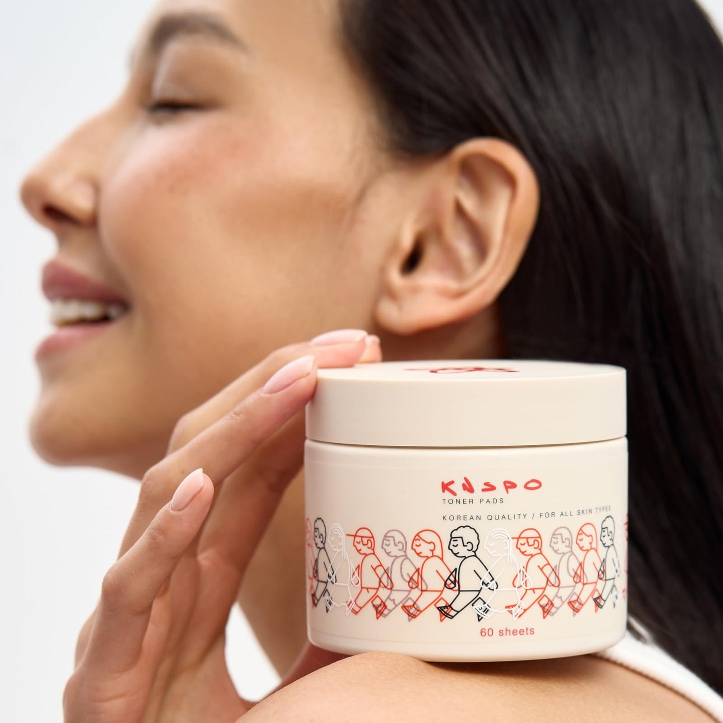 KNSPO Toner Pads - Pre-Soaked Toner Pads with Korean Skincare - Balancing Face Toner - Hydrating Toner Pads for All Skin Types - 60 pc