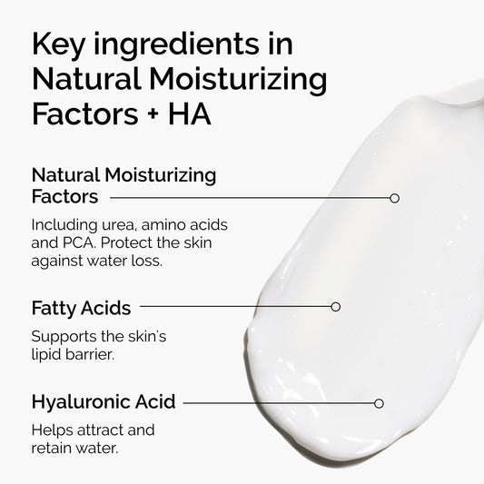 The Ordinary Natural Moisturizing Factors + Hyaluronic Acid, Lightweight Hydrator for Skin Barrier Support & Hydration, Travel Size, 1 Fl Oz