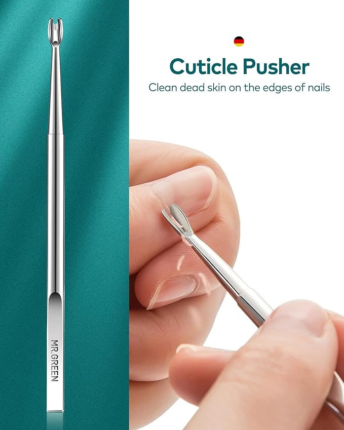 7Pcs Manicure Set, Pedicure Sets, Nail Clipper sets，Stainless Steel Professional Nail Cutter with Travel Case