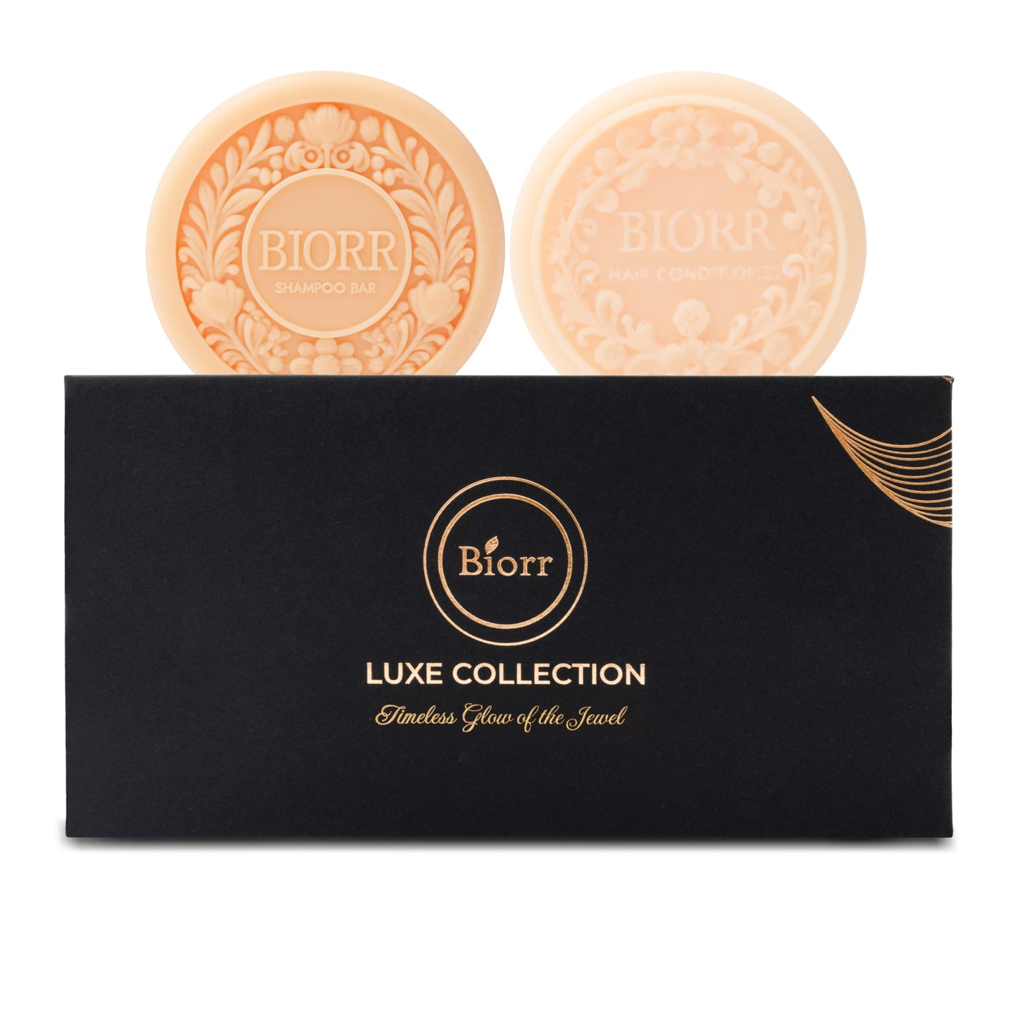 Color Protection & Deep Moisturizing Shampoo & Conditioner Bar Set – For Dry & Color-Treated Hair | Enriched with Argan Oil & Pomegranate Extract | 2 x 3.5 oz (Bars) | BIORR | Vegan, Sulfate-Free