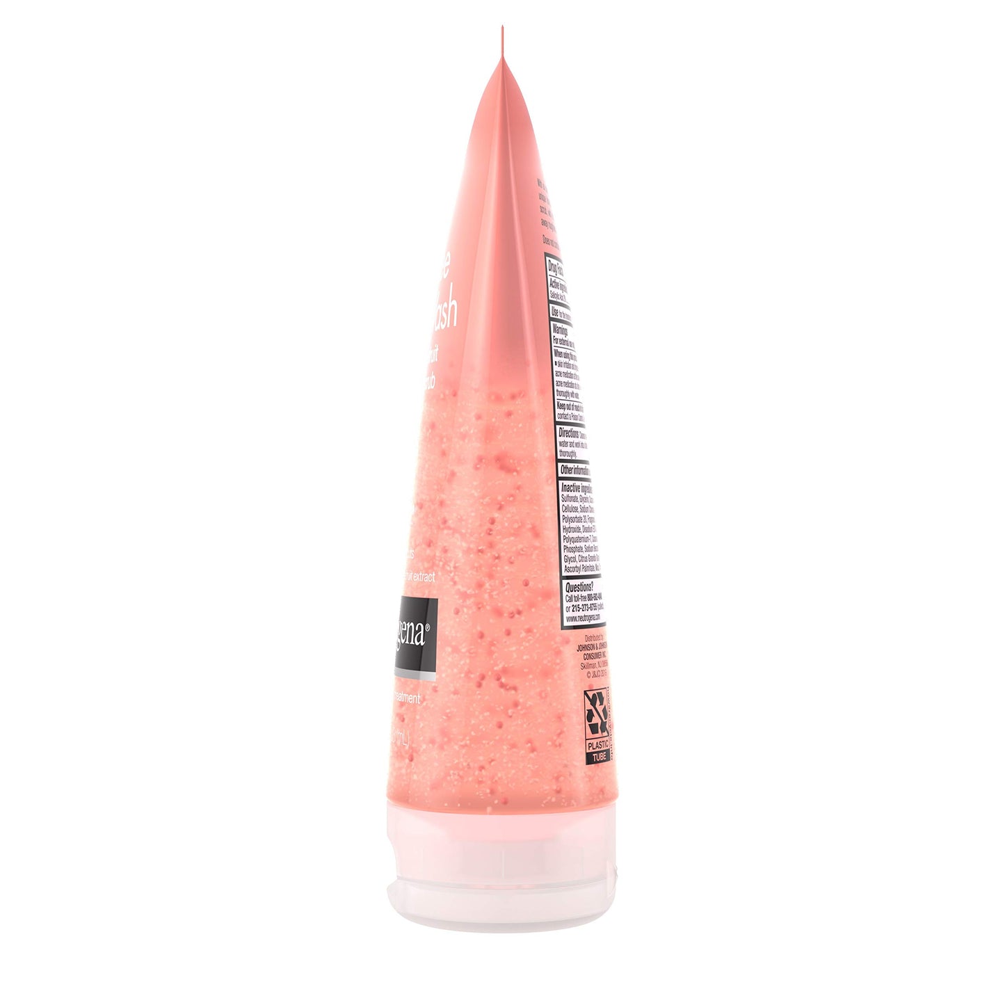 Neutrogena Oil Free Pink Grapefruit Acne Face Wash with Vitamin C, 2% Salicylic Acid Acne Treatment, Gentle Foaming Vitamin C Facial Scrub to Treat & Prevent Breakouts, 6.7 fl. oz