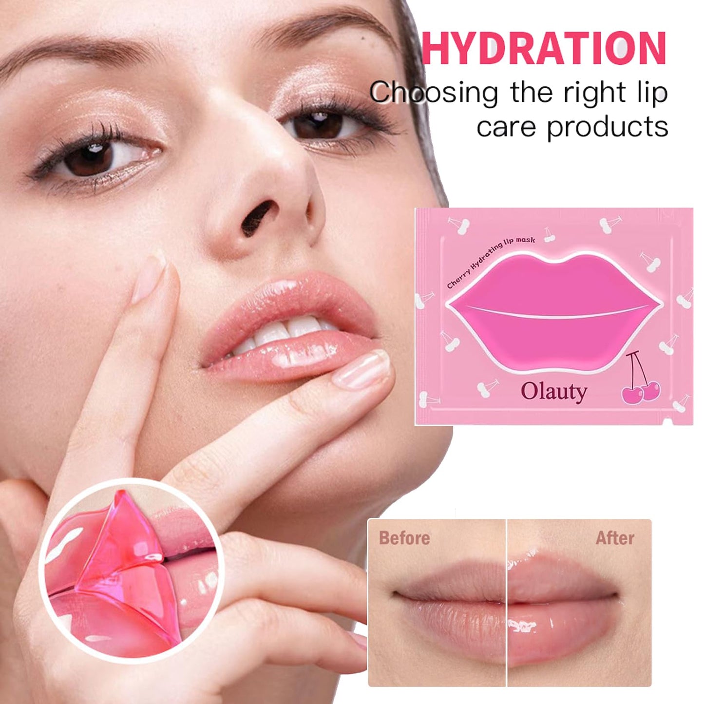 30 Pairs Lip Mask & Eye Mask, Stocking Stuffers, Eye Patches for Women, Effectively Nourishes the Lip & Eye Skin, Bulk Gifts for Women, Christmas Gifts, Bridesmaid Proposal Gifts, Hangover Kit