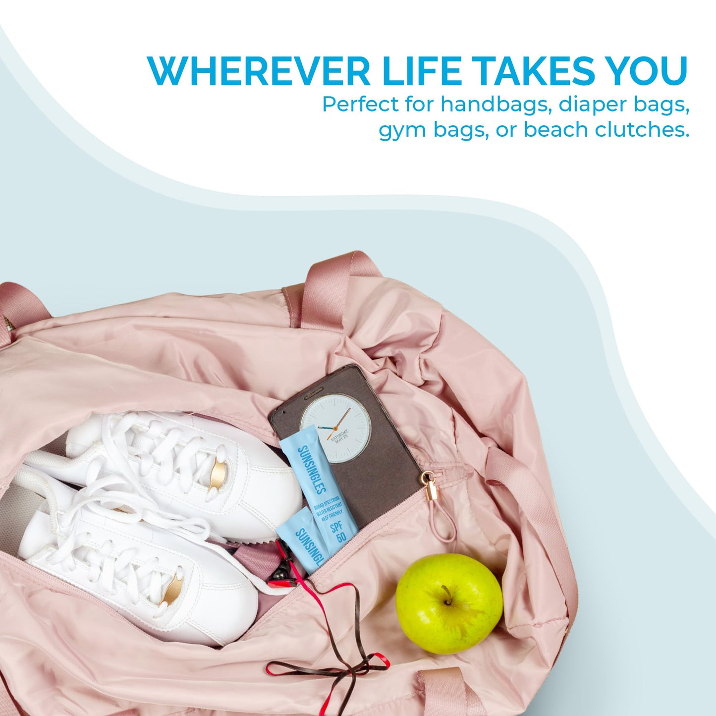 SunSingles Broad Spectrum SPF 50 Travel Size Sunscreen Packets – Water Resistant and Non-Greasy – Oxybenzone & Octinoxate Free – Perfect Party Favors 0.34 Fl Oz (Pack of 10)