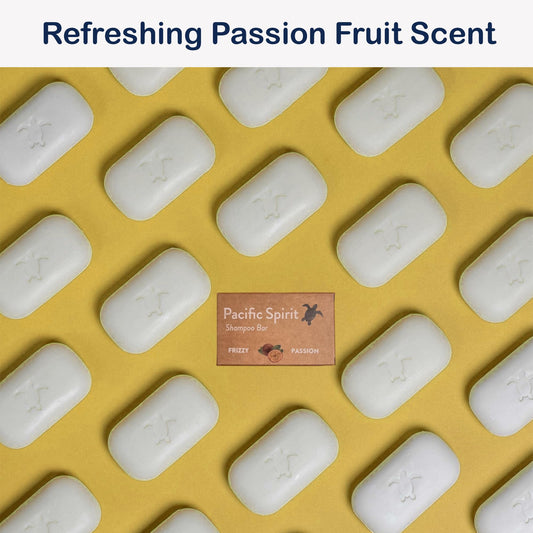 Pacific Spirit Shampoo Bar for Curly & Wavy hair with Coconut Moisturizing and Conditioning - 2 in 1 - Tropical Scent, 3.53 Oz.