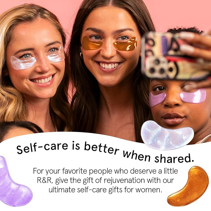 grace & stella Under Eye Patches (12 pairs) Eye Masks for Dark Circles and Puffiness - Birthday Gifts for Women, Bachelorette Party Favors, Bridesmaid Proposal Gifts, Self Care, Spa, Relaxation, Vegan