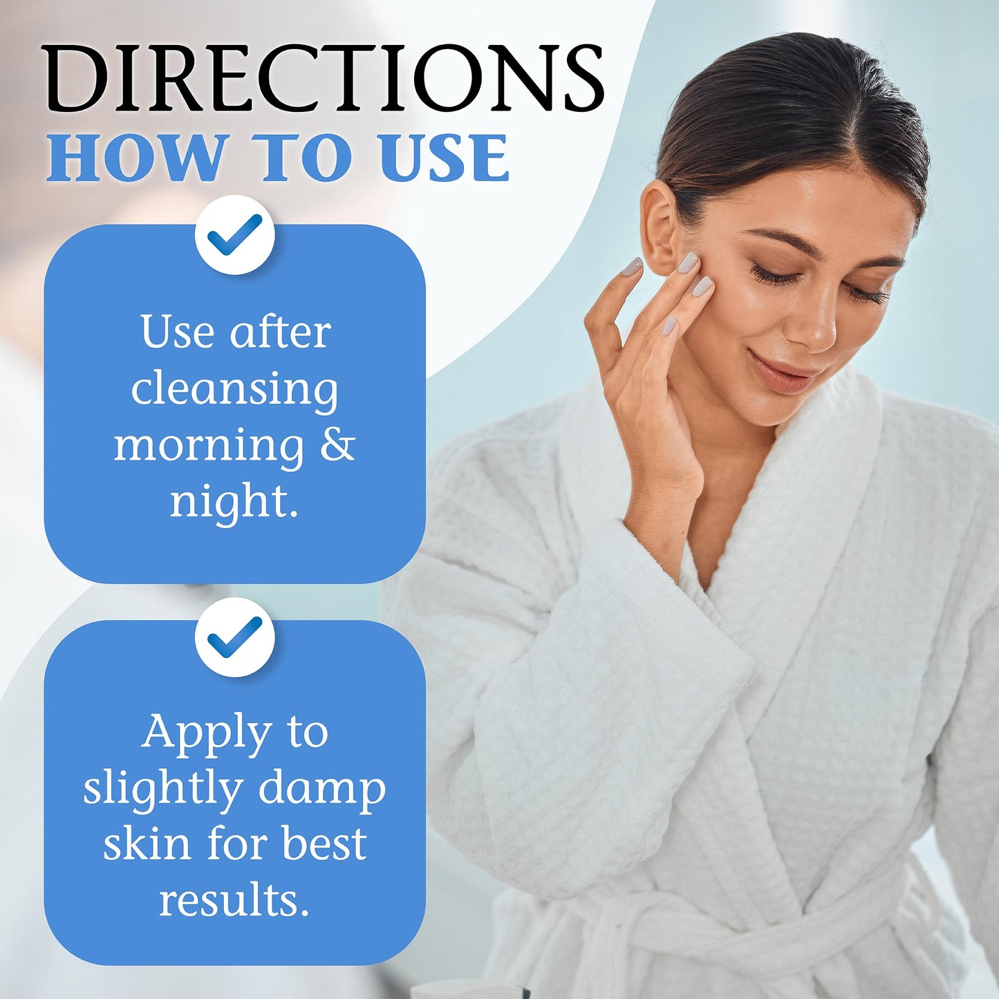 Pure Hyaluronic Acid Face Serum for Women - For Dull, Dry Facial Skin w/Ultra Moisturizer HA Acido Hialuronico - Anti Aging Daily Plumping Hydrating Skincare Serum - Alcohol Fee - Made in USA