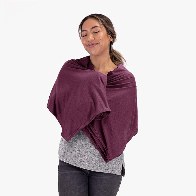 cocoon - Coolmax Travel Blanket | Compact Throw Blanket for Camping and Hiking | Fits in Backpack | Attaches to Luggage | Travel Essential | Fast Drying (Regular 70" x 55")