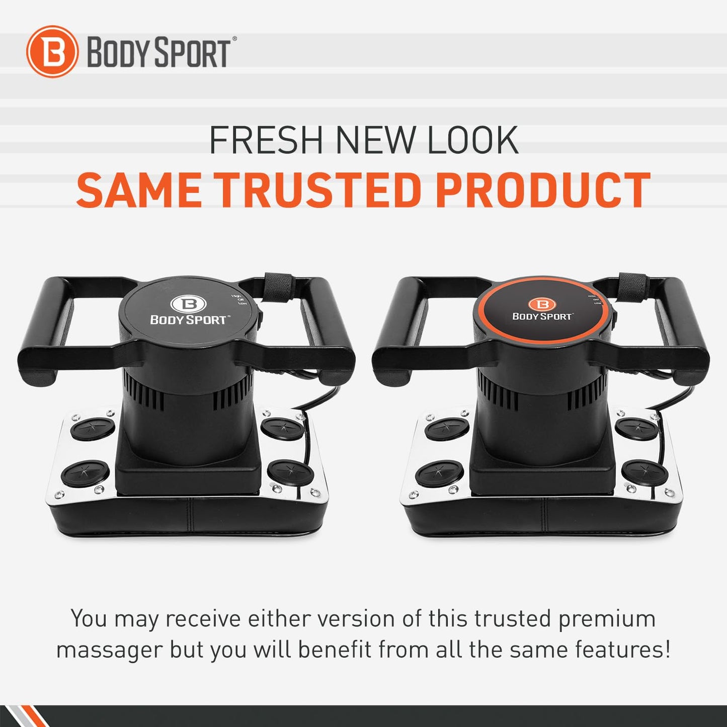 Body Sport Therapeutic Dual Speed Professional Vibrating Massager for Pain & Aching Muscle Relief – High-Powered, Effective, Chiropractic Myofascial Release Tool