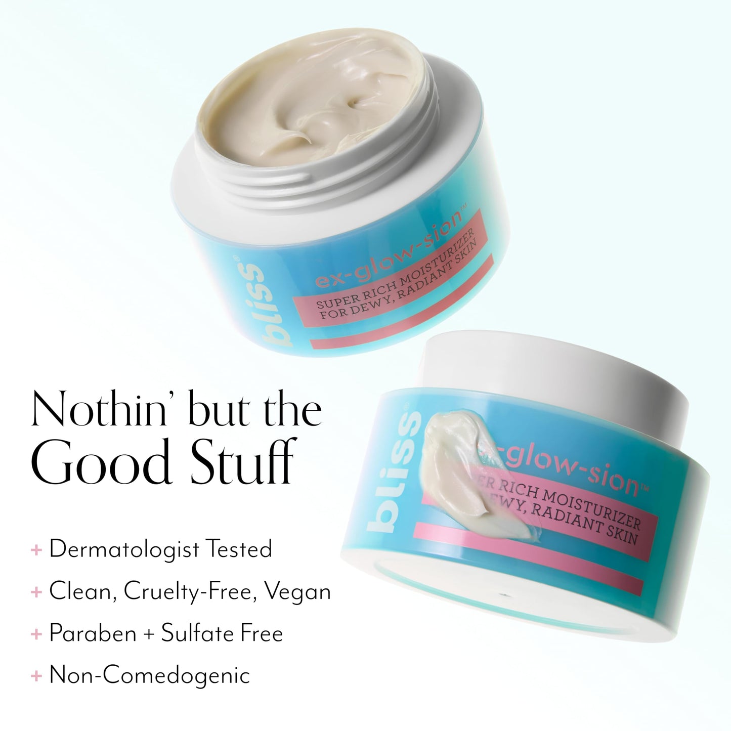 Bliss Ex-glow-sion Radiance-Boosting Moisturizer | With Vitamin C, Squalane & Deep Dew Complex | Plumps, Brightens & Softens Dry Skin | Clean, Vegan, 1.7 oz