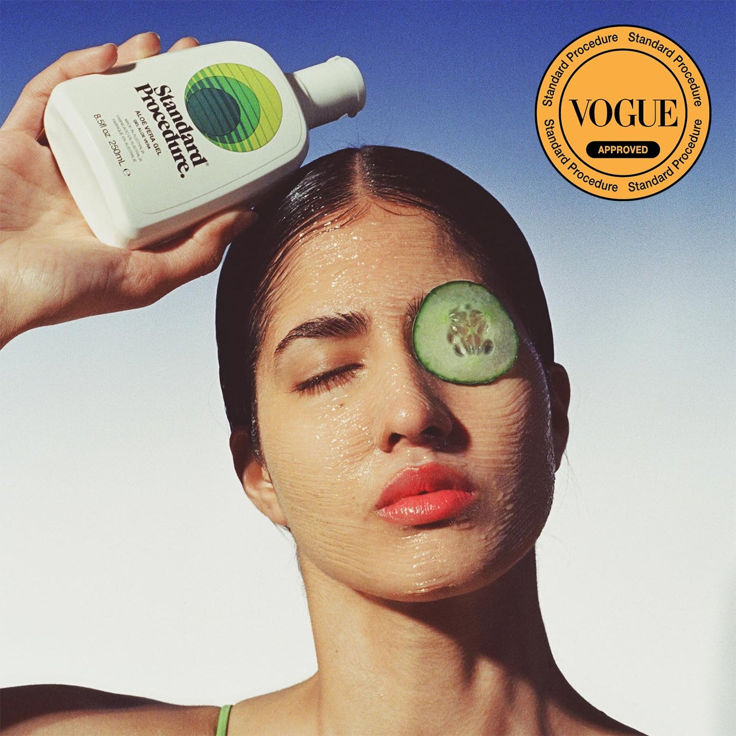 Standard Procedure. Aloe Vera Gel, Soothing Relief for After Sun, Moisturizes and Refreshes Dry Skin, Pure Aloe Vera, Non-Greasy, 2 oz