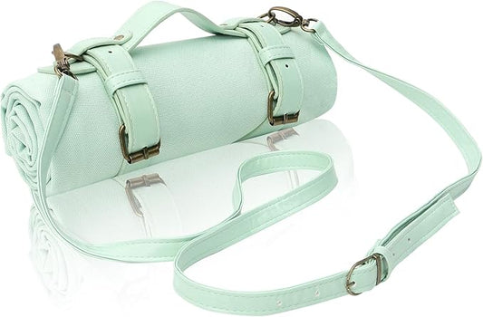 4’9” x 3’3” Compact Minimalist Water Resistant Canvas Mat,Kids/Single Use,Lightweight for Outdoor,Picnic,Beach