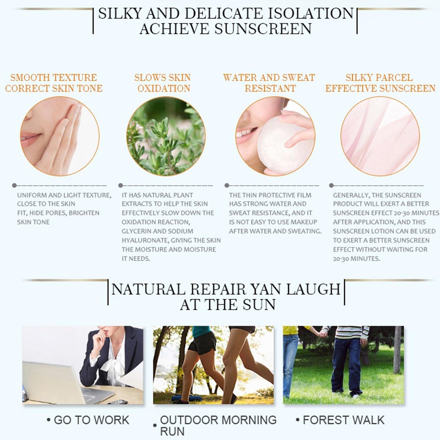 Natural Face & Body Sunscreen SPF 50, Moisturizing Broad Spectrum Sun Protection