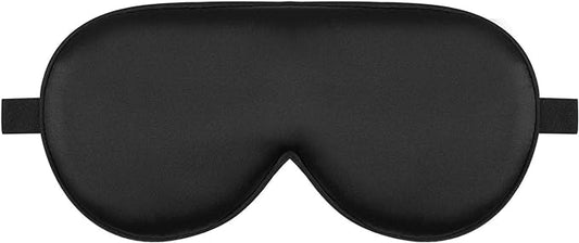 Alaska Bear Sleep Mask Silk Cover Eye Contour for Pressure-Free Sleeping, Upgrade Over Conventional Flat Satin Eye Masks, Machine Washable