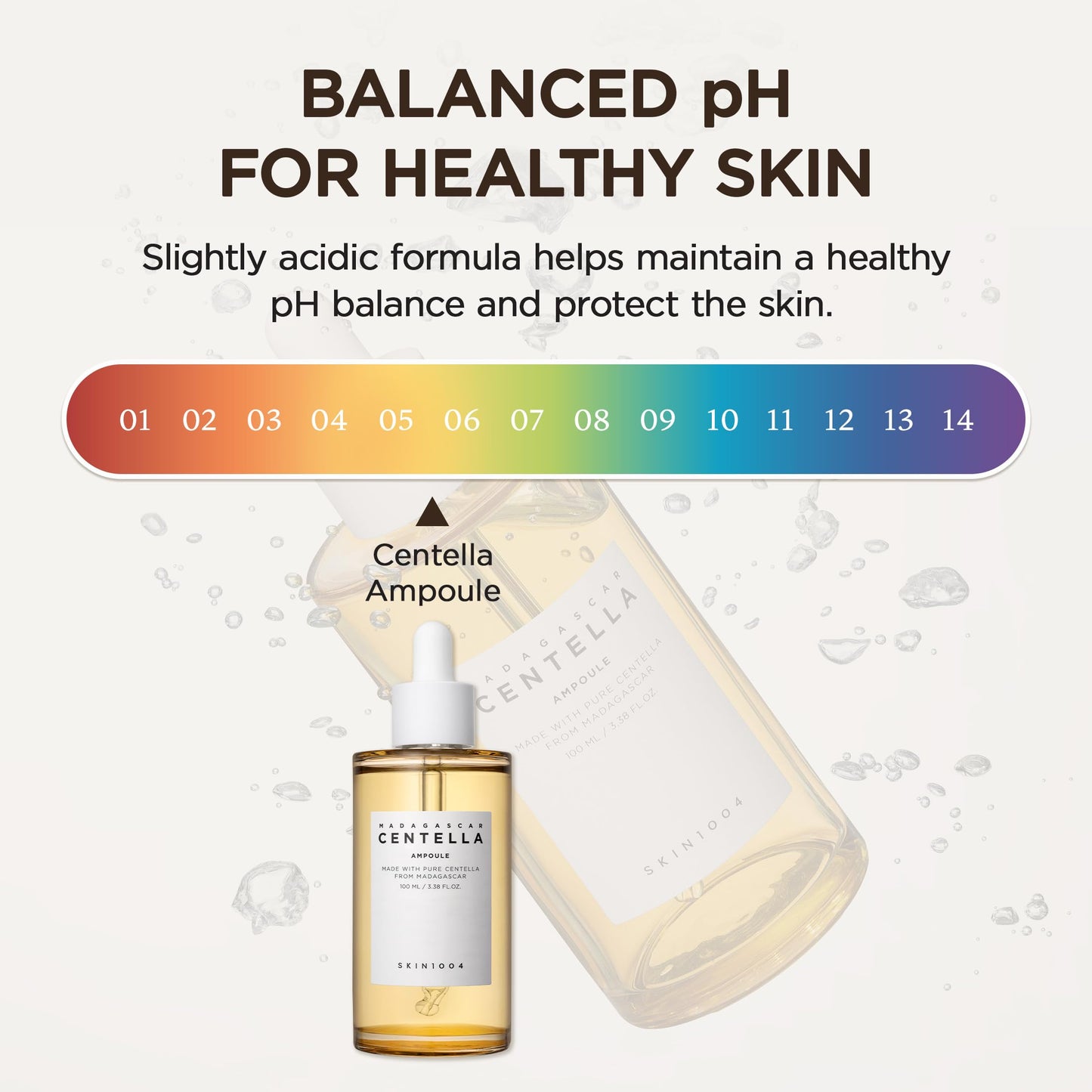 SKIN1004 Madagascar Centella Asiatica Ampoule Facial Serum 1.85 fl.oz, 55ml, Soothes Acne Prone and Sensitive Skin