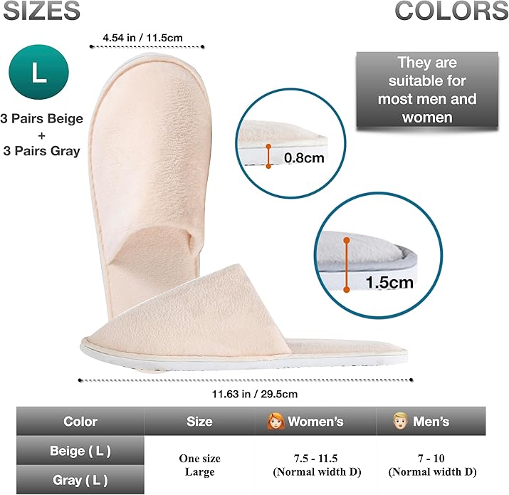 6-10 Pairs Spa Slippers, Non Slip Disposable Slippers For Guest, Washable Reusable, Which Can Be Used As Women Men, House, Indoor, Bathroom, Bedroom, Hotel, Bride Slippers