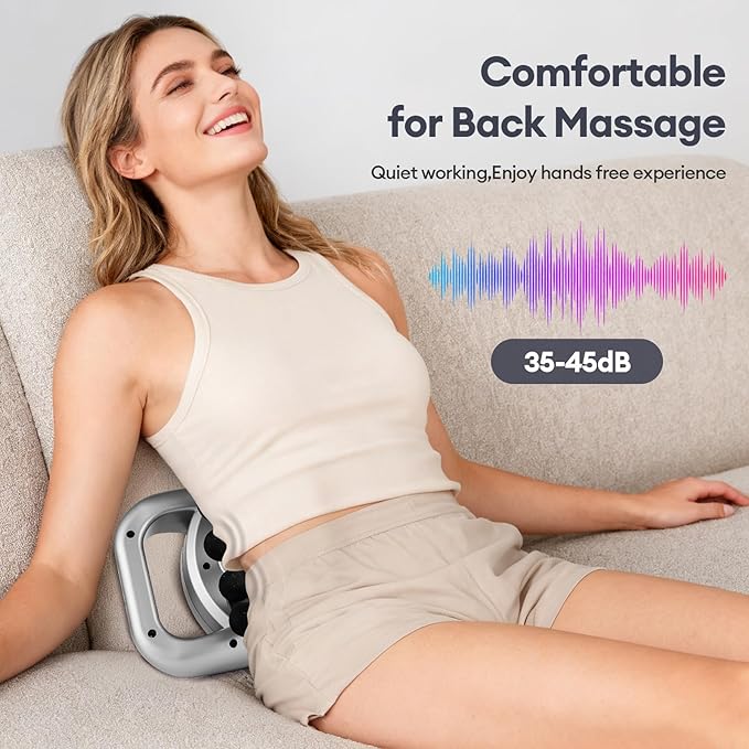 30 Head Massage Gun Set, Massage Gun Deep Tissue Portable with 9 Levels and 9 Modes, Massager for Legs, Waist, Neck, Back, Buttocks Muscles, Gifts for Women, Men, Mom, and Dad