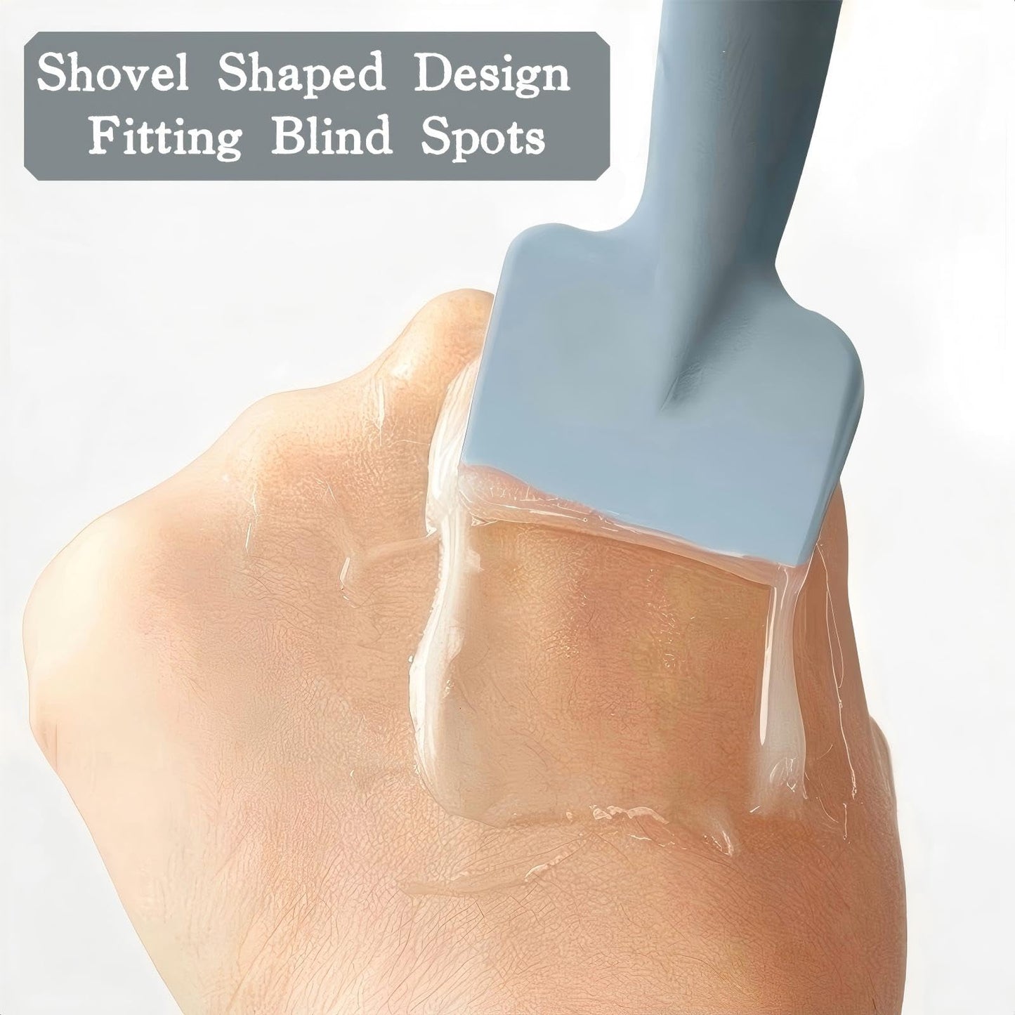 KINTEGOOD 2-in-1 Silicone Face Cleansing Brush, Double-Ended Facial Scrubber for Cleansing Exfoliating, Massage, Blackhead Removal, Mask Application