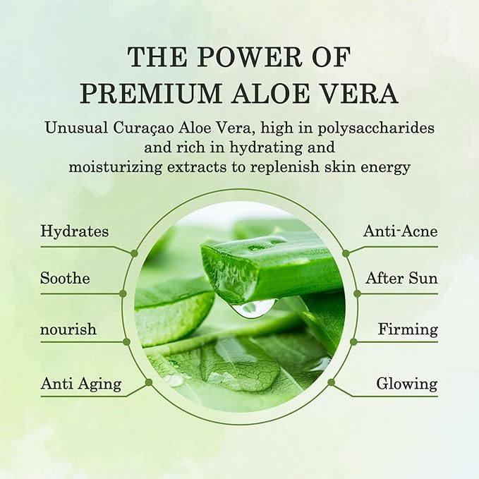 16PCS Aloe Vera Gel for Face,Hydrating Organic Aloe Vera Gel,Instant Cooling,Refreshing After Sun Care Lotion,Travel Size After Sun Care Lotion for Face and Body,All Skin Types, 1.05 Oz