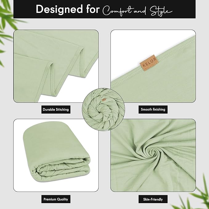 K E L O R Luxury Cooling Travel Blanket - Stretchy, Lightweight Soft & Breathable Shawl Wraps for Women