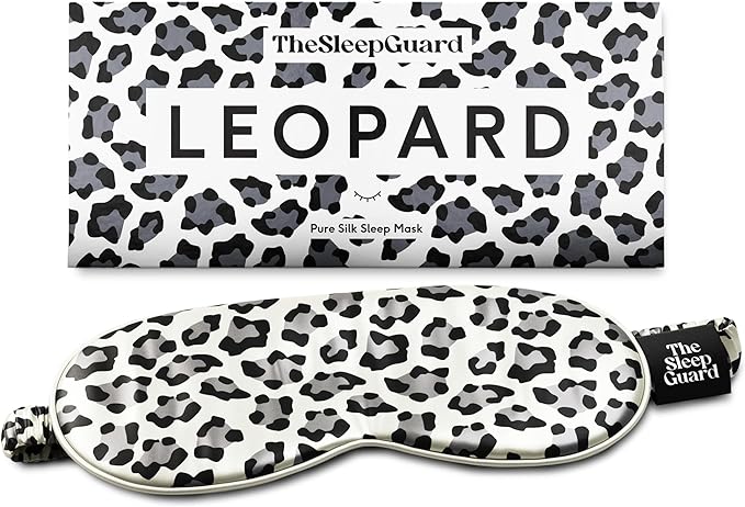 Pure Silk Sleep Mask [100% 6A Mulberry Silk, 22 Momme] Light Blocking Travel Essentials. Eye Masks for Sleeping. Black Oeko-Tex Blindfold. Eye Covers for Men & Women