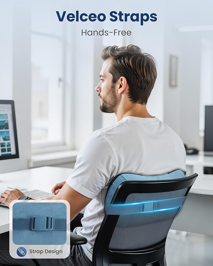 COMFIER Shiatsu Neck and Back Massager with Heat, Neck Massager Pillow with 3D Kneading Deep Tissue, Cordless & Portable, Soothes Muscle Tension at Home, Office, Travel,Ideal Gift for Men & Women