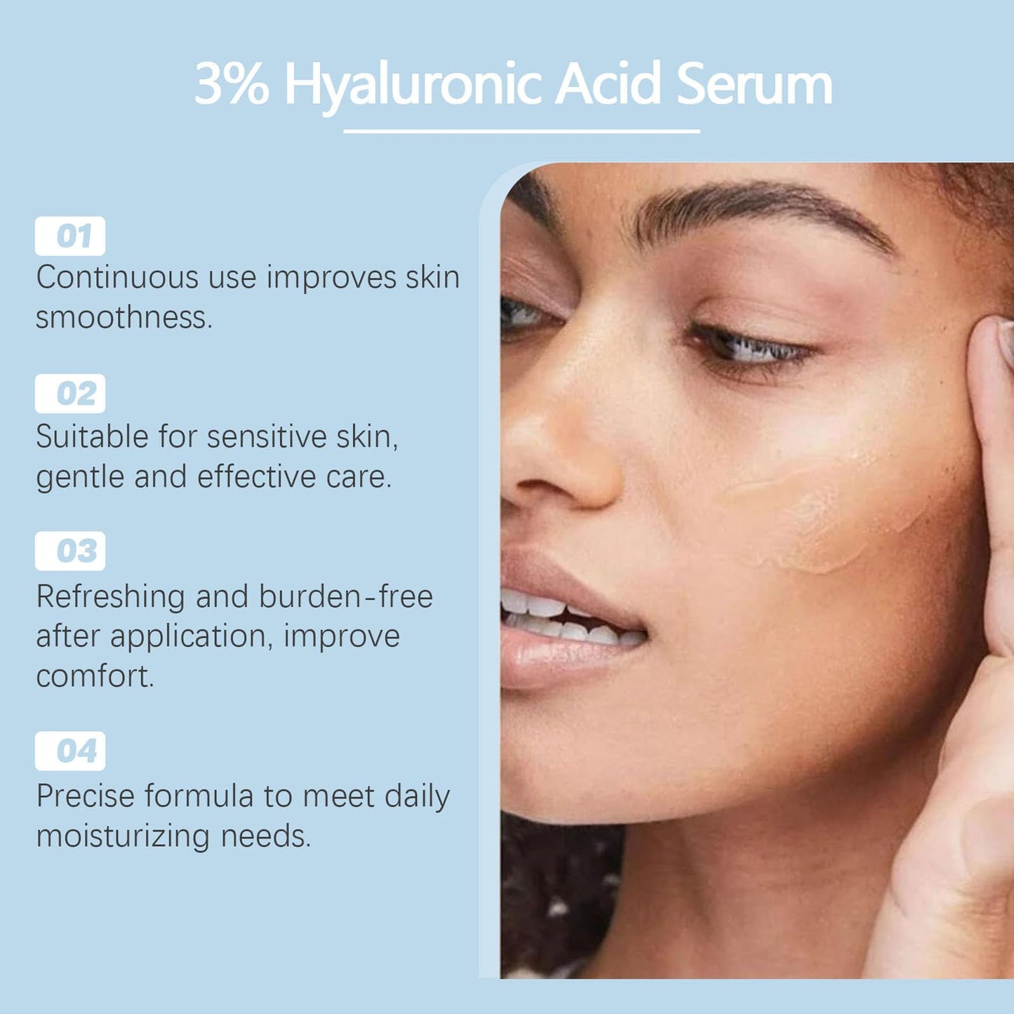 ARCHIDATE 3% Hyaluronic Acid Serum Ultra-Hydrating Vials, 30Pcs Hyaluronic Acid Tubes, Long Lasting Hydration, Enhance & Repair Skin Barrier, Single-Use Ultra-Hydrating Hyaluronic Acid Tubes