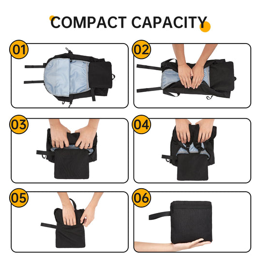 seyfocnia Small Hiking Backpack 10L Lightweight Foldable Daypack for Men Compact Travel Packable Waterproof Backpack for Outdoor Activities Day Hiking Traveling Biking Daily Use