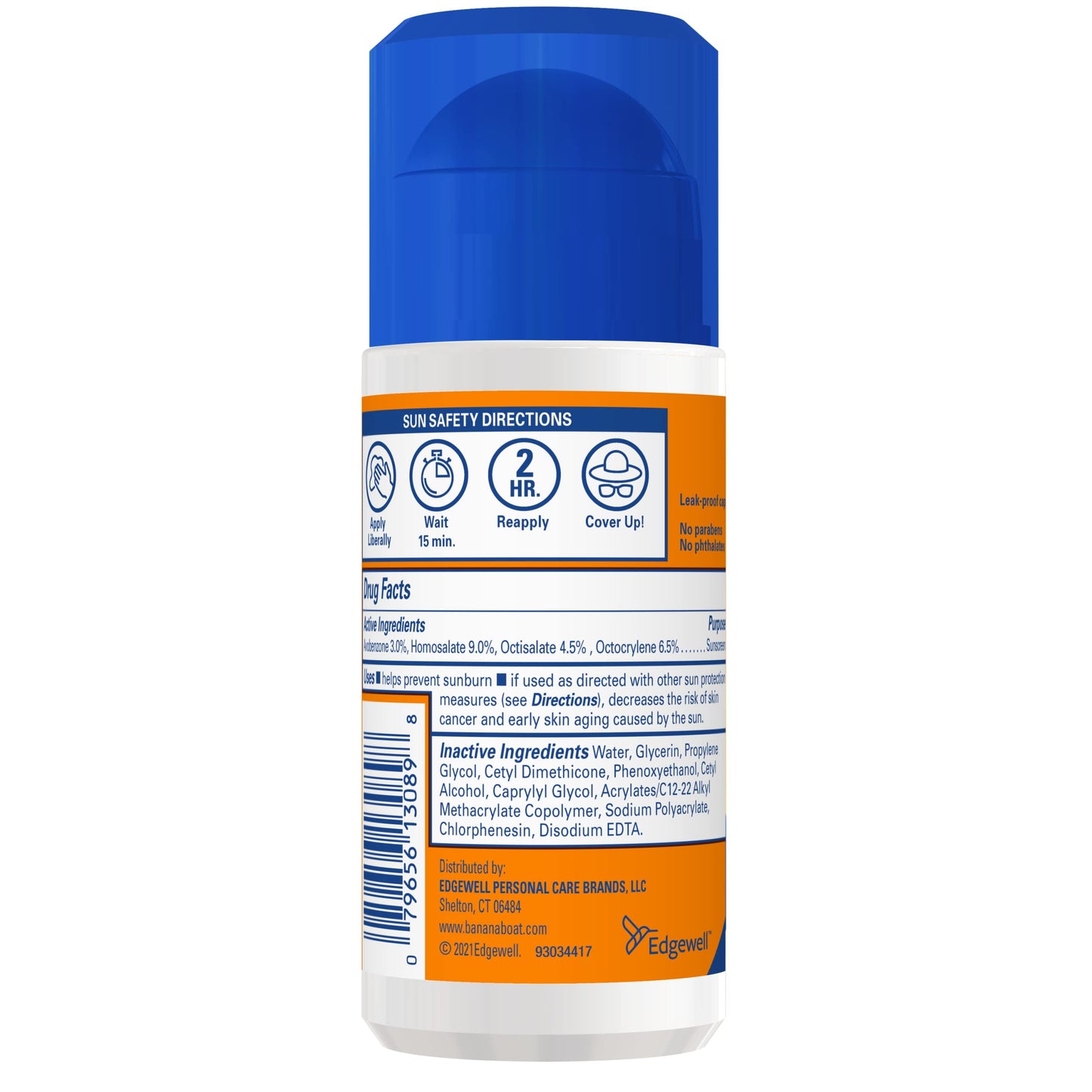 Banana Boat Sport Ultra SPF 60 Roll On Sunscreen, 2.5oz | Travel Size Sunscreen Roller, Roll On Sunblock SPF 60, Oxybenzone-Free, Water Resistant, 2.5oz